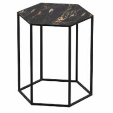 Стол журнальный Aqua Rodos Тур RICHMOND BLACK 400x350x400 мм черный/черный