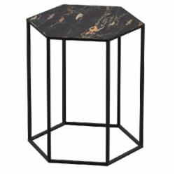 Стол журнальный Aqua Rodos Тур RICHMOND BLACK 400x350x400 мм черный/черный