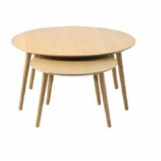 Комплект столиков Unique Furniture ADDA 880/580x450/410x880x580 мм дуб натуральный/дуб натуральный (48582780 )