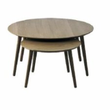 Комплект столиков Unique Furniture ADDA 880/580x450/410x880x580 мм дуб копченый/дуб копченый (48582930 )