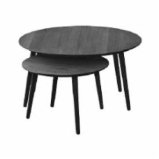 Комплект столиков Unique Furniture ADDA 880/580x450/410x880x580 мм дуб черный/дуб черный (48584640 )