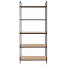 Стеллаж Unique Furniture ALTINO 1560х700х350 мм черный/меламин дуб дикий (46860000)