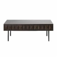 Стол журнальный Unique Furniture LATINA 1ш 1170x710x410 мм черный/ дуб эспрессо (42113181 )