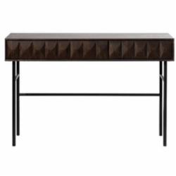 Стол консольный Unique Furniture LATINA 1ш 1170х750х390 мм черный / дуб эспрессо (42103181)