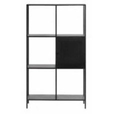 Стеллаж Unique Furniture MALIBU 1380х800х350 мм черный/золотой (46170600)