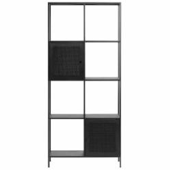 Стеллаж Unique Furniture MALIBU 1800х800х350 мм черный/золотой (46180600)