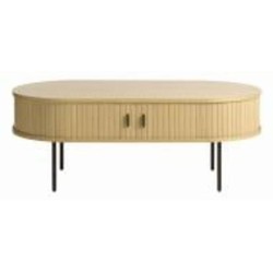 Стол журнальный Unique Furniture NOLA 1200x600x450 мм черный/дуб натуральный (46262780 )