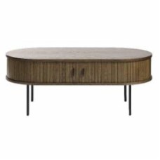 Стол журнальный Unique Furniture NOLA 1200x600x450 мм черный/дуб копченый (46262930 )