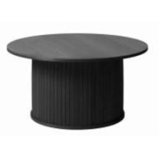 Стол журнальный Unique Furniture NOLA 900x900x450 мм черный/дуб черный (46214640 )