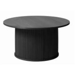 Стол журнальный Unique Furniture NOLA 900x900x450 мм черный/дуб черный (46214640 )
