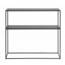 Стол консольный Unique Furniture PEBBLE 900х800х350 мм черный / черный (44560600)