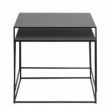 Комплект столиков Unique Furniture PEBBLE черный/черный (44550600 )
