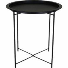 Стол журнальный Лили 470x470x500 мм черный/ (CN231214-10 BLACK )