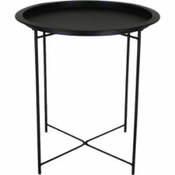 Стол журнальный Лили 470x470x500 мм черный/ (CN231214-10 BLACK )