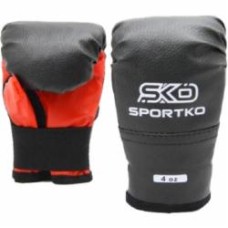 Детский боксерский набор SPORTKO 1001 4oz черный