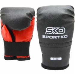 Детский боксерский набор SPORTKO 1001 4oz черный