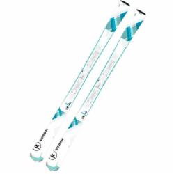Лыжи горные с креплениями Rossignol Famous 2 156 см белый с бирюзовым RAGBK10 / FCGD025