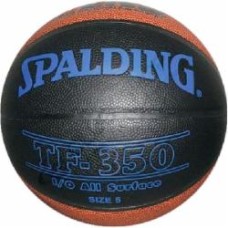 Баскетбольный мяч Spalding TF–350 76318Z р. 5 черный с оранжевым