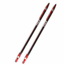 Лыжи беговые Tisa Sport Step Jr 130 см черный с красным N91118
