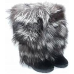 Ботинки Oscar Afterski Boots Leather Black-Silver KIM-Bla р.36 черный