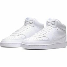 Кроссовки женские демисезонные Nike Court Vision Mid CD5436-100 р.38,5 белые Кроссовки женские демисезонные Nike Court Vision Mid CD5436-100 р.38,5 белые