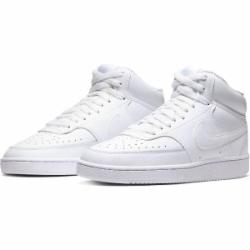 Кроссовки женские демисезонные Nike Court Vision Mid CD5436-100 р.38,5 белые