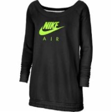 Джемпер Nike W NSW AIR CREW OS FLC CU5426-011 р. L черный