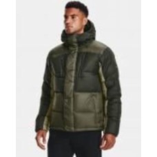Пуховик мужской зимний Under Armour UA CGI Down Blocked Jkt 1364895-310 р.S/M зеленый