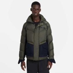 Пуховик мужской зимний Nike M NRG SACAI PARKA CT3269-355 р.S зеленый