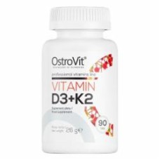 Витамин D3 Ostrovit Vitamin D3 + K2 90 шт./уп.