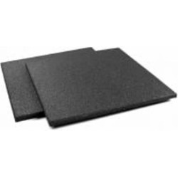 Плитка резиновая MarkHo Group 50x50x3 cм черный