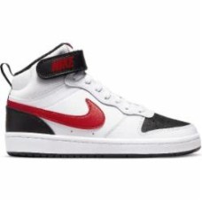 Кроссовки демисезонные Nike COURT BOROUGH MID 2 (GS) CD7782-110 р.38,5 белые