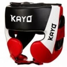 Шлем боксерский KRHG-162L KAYO р. L KRHG-162L красный с чернымбелый с красным