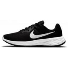 Кроссовки мужские демисезонные Nike REVOLUTION 6 NEXT NATURE DC3728-003 р.45,5 черно-белые