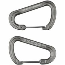 Карабин Sea To Summit Accessory Carabiner Large Titanium 2 шт. STS ATD0140-00122101 серый