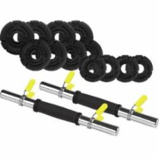 Набор гантелей Energetics Premium 15kg Cast Iron Set (30mm) 418724-050 Cast Iron Set 15 кг черничный