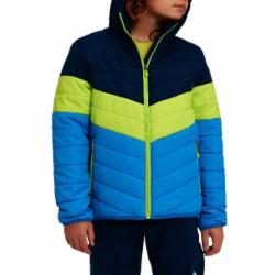 Куртка для мальчиков зимняя McKinley Ricos jrs 408114-913635 сине-салатовая