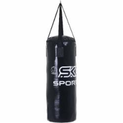 Боксерский мешок SPORTKO 70x35 см 15 кг черный