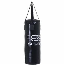 Боксерский мешок SPORTKO 70x30 см 25 кг черный