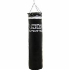 Боксерский мешок SPORTKO 100x35 см 40 кг черный