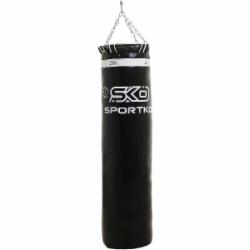 Боксерский мешок SPORTKO 130x35 см 50 кг черный