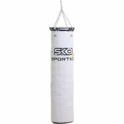 Боксерский мешок SPORTKO 130x35 см 50 кг белый