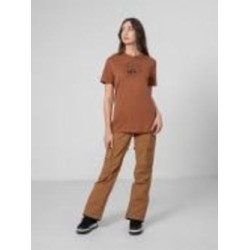 Брюки 4F WOSNOWBOARD TROUSERS SPDS001 H4Z22-SPDS001-81S р. M коричневый Брюки 4F WOSNOWBOARD TROUSERS SPDS001 H4Z22-SPDS001-81S р. M коричневый