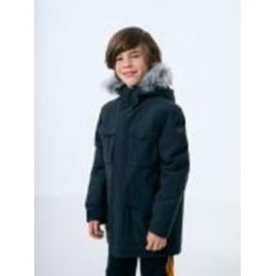 Куртка-парка для мальчиков демисезонная 4F JACKET JKUM001 HJZ22-JKUM001-20S черная