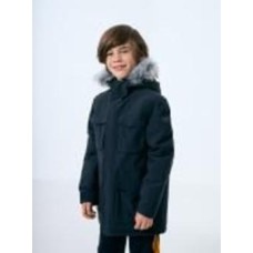 Куртка-парка для мальчиков демисезонная 4F JACKET JKUM001 HJZ22-JKUM001-20S черная