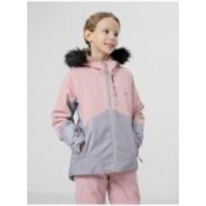 Куртка для девочек демисезонная 4F SKI JACKET JKUDN003 HJZ22-JKUDN003-27S розовая