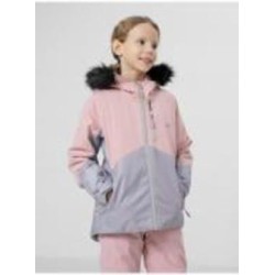 Куртка для девочек демисезонная 4F SKI JACKET JKUDN003 HJZ22-JKUDN003-27S розовая