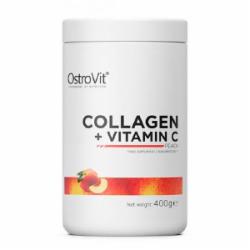 Добавка витаминная Ostrovit Collagen + Vitamin C персик 400 г