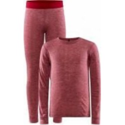 Комплект термобелья Craft CORE WOOL MERINO SET J 1909714-414200 розовый