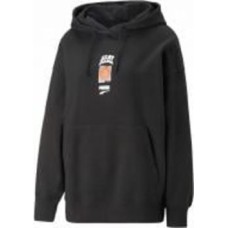 Джемпер Puma DOWNTOWN OVERSIZED GRAPHIC HOODIE TR 53836301 р.M черный